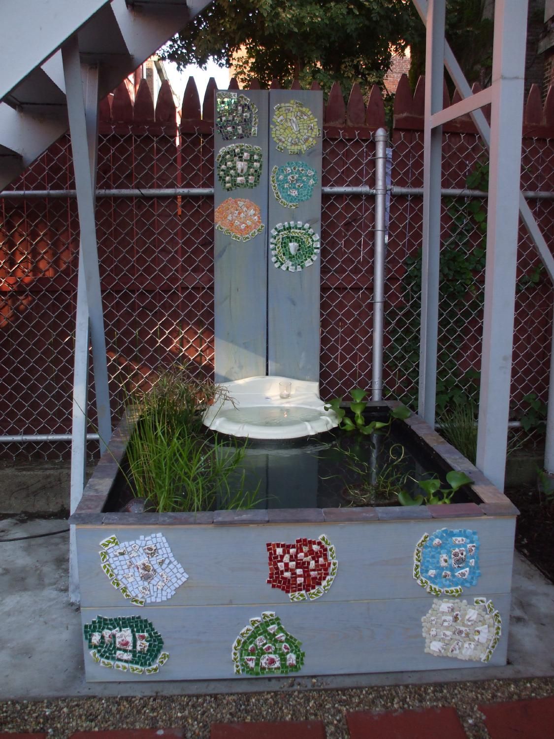 Aboveground Koi Pond