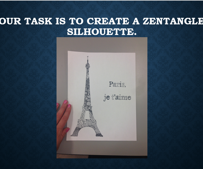 zentangle silhouette project DIY Project DIY Project Image