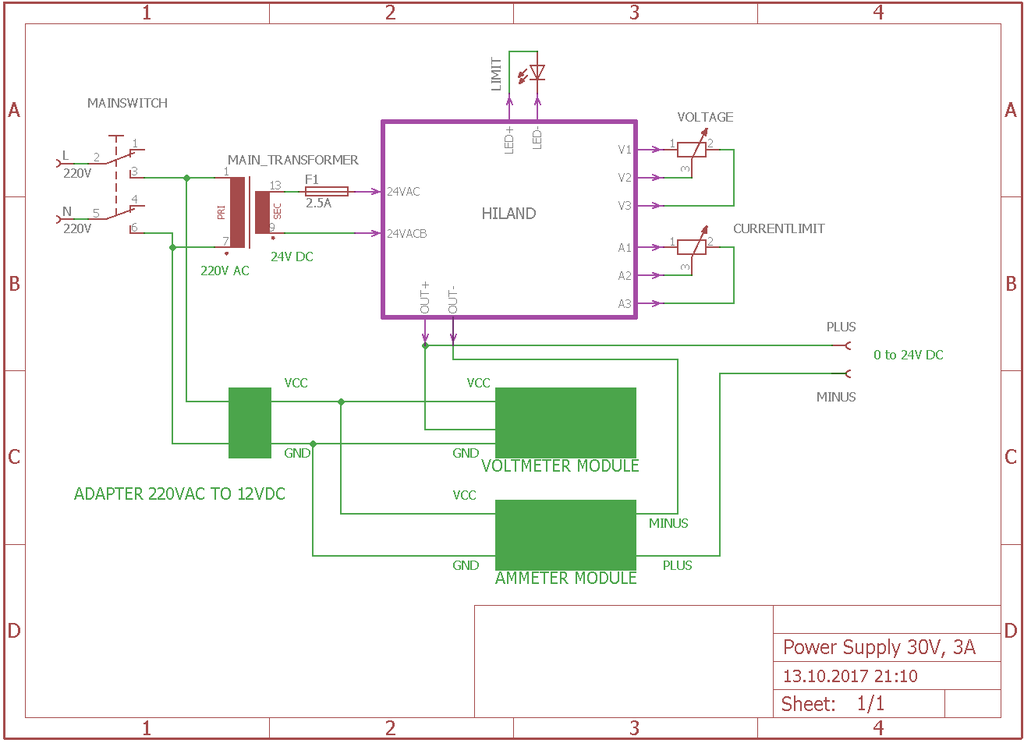 Homemade Tattoo Power Supply Wiring Diagram