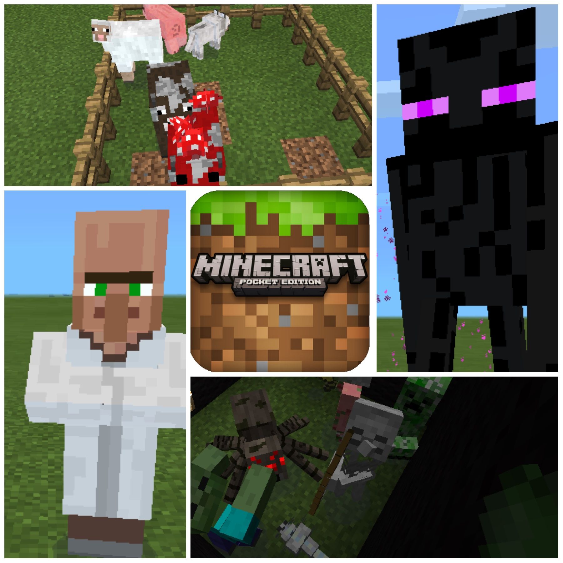 Mobs in Minecraft Pe 17 Steps Instructables