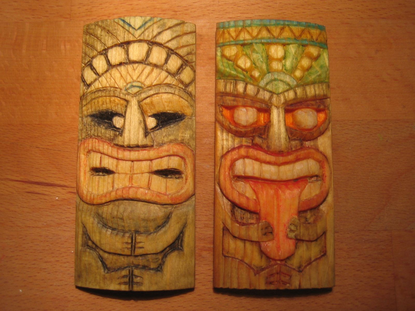 miniature tiki mask, second attempt DIY Project DIY Project Image