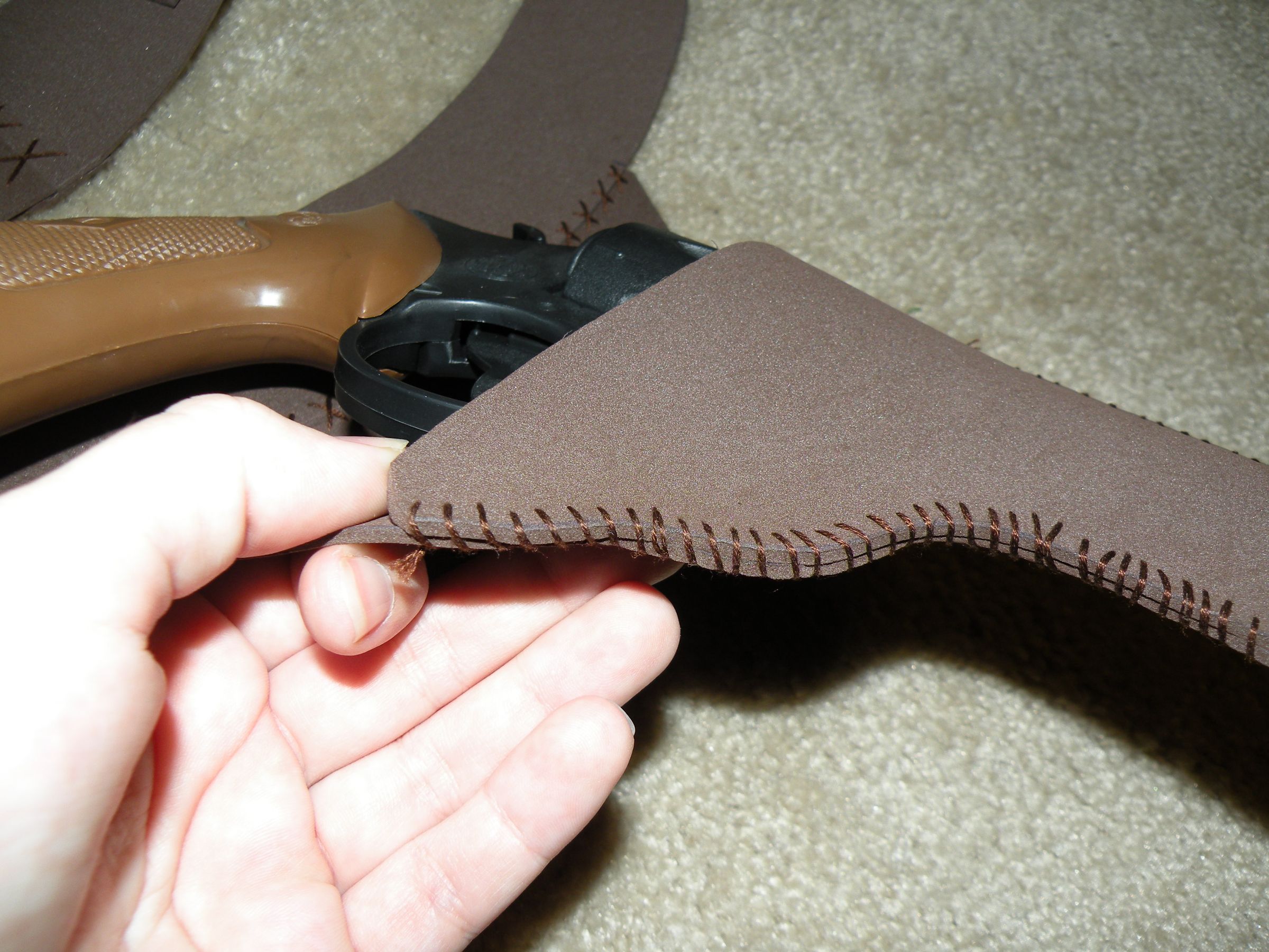 Star Wars Han Solo Belt Gun Holster 7 Steps (with Pictures