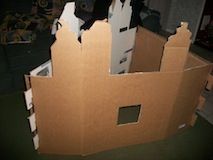 a simple steamboat cardboard costume DIY Project DIY Project Image