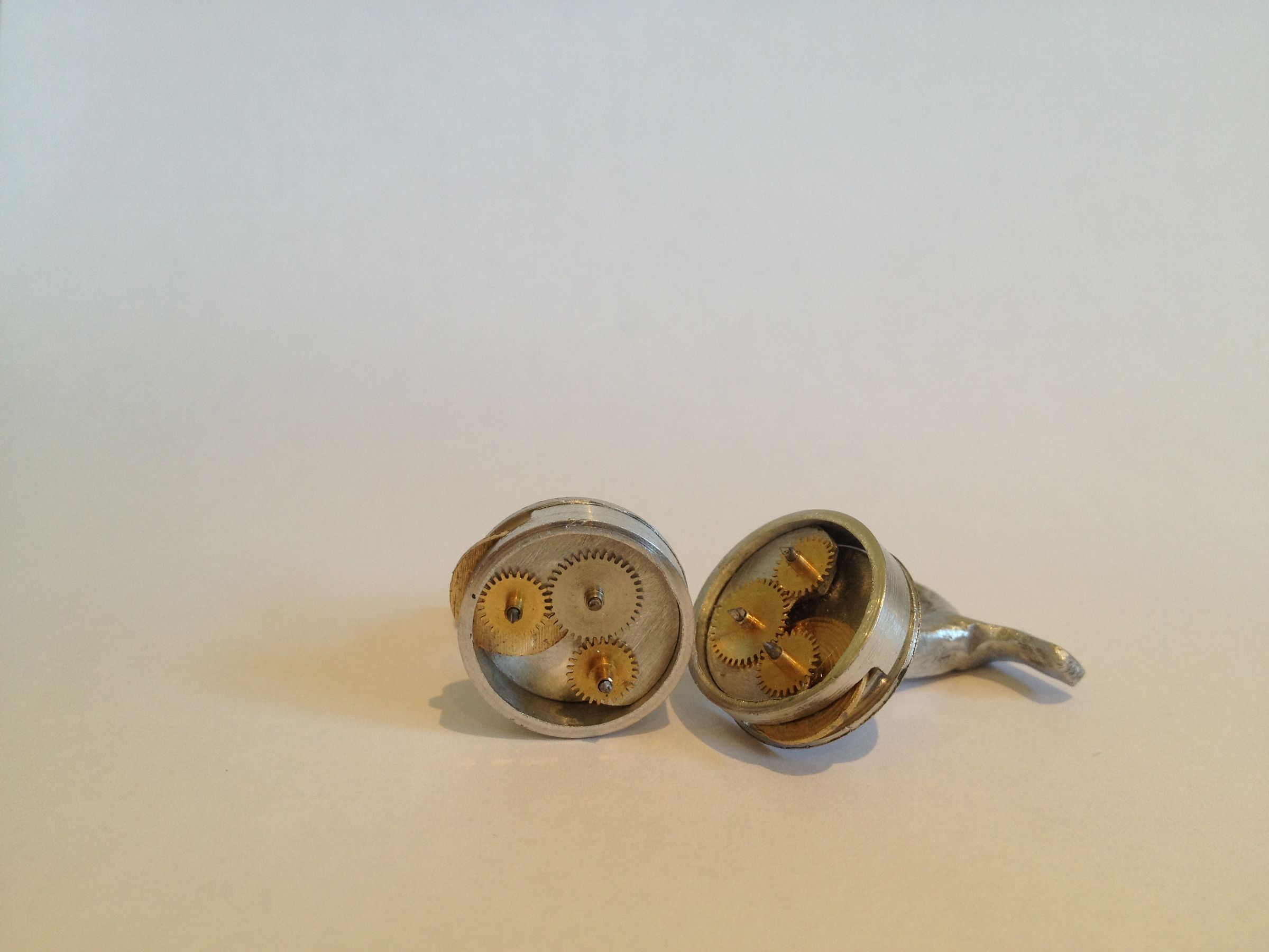 DIY guide for Steampunk Mechanical Cufflinks with step-by-step instructions