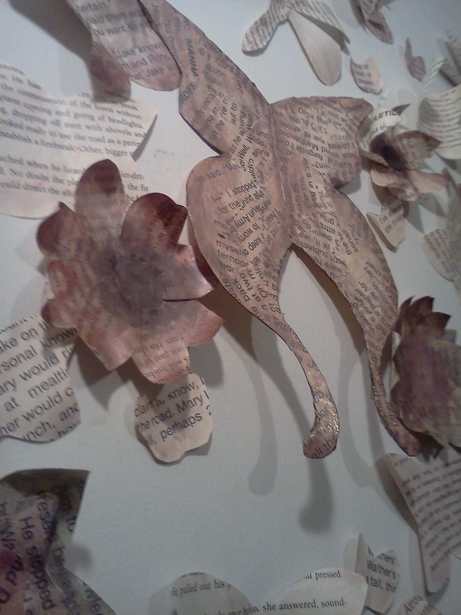 Book Page Butterfly Wall Art 5 Steps Instructables