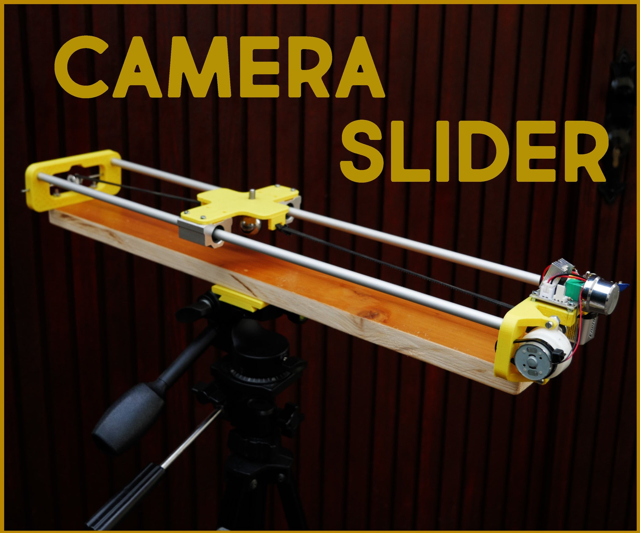 Make a Motorised Camera Slider 6 Steps (with Pictures) Instructables
