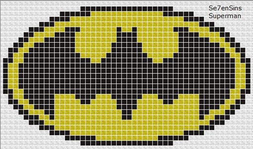 Minecraft Batman Logo 3 Steps Instructables Minecraft Batman Logo 3 Steps Instructables