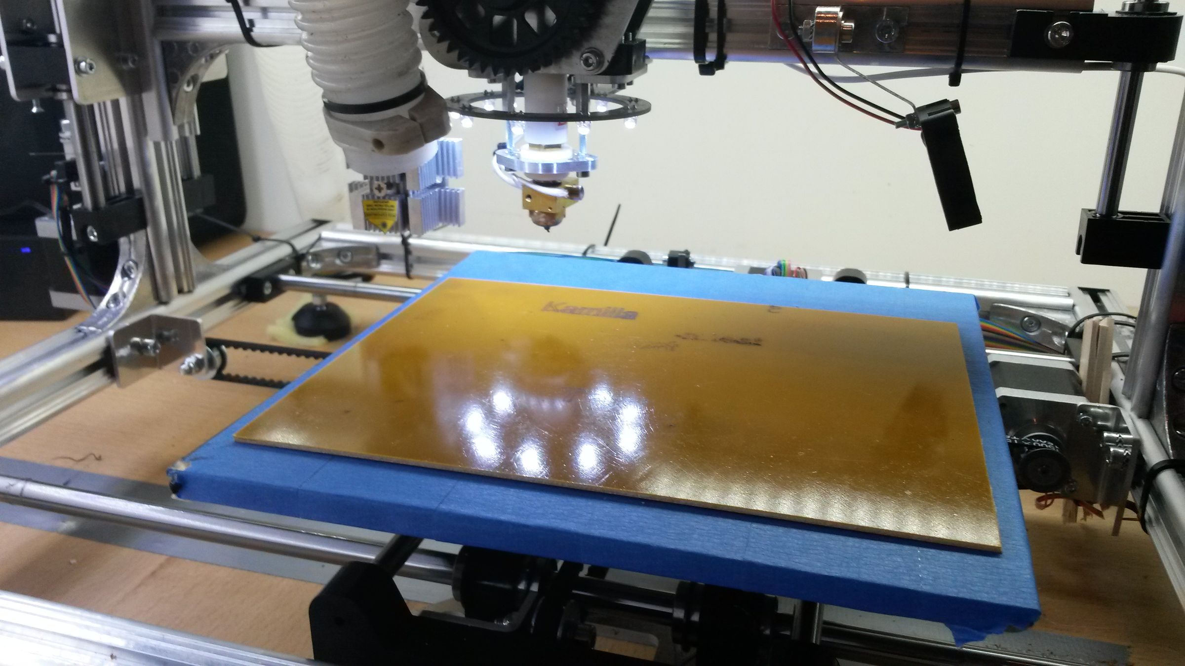 Modify Velleman K8200 3d Printer to Laser Cutting. 5 Steps