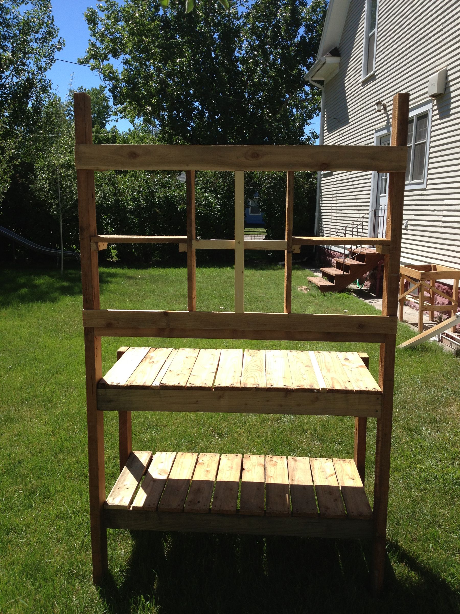 Recycled Garden Potting Bench Instructables