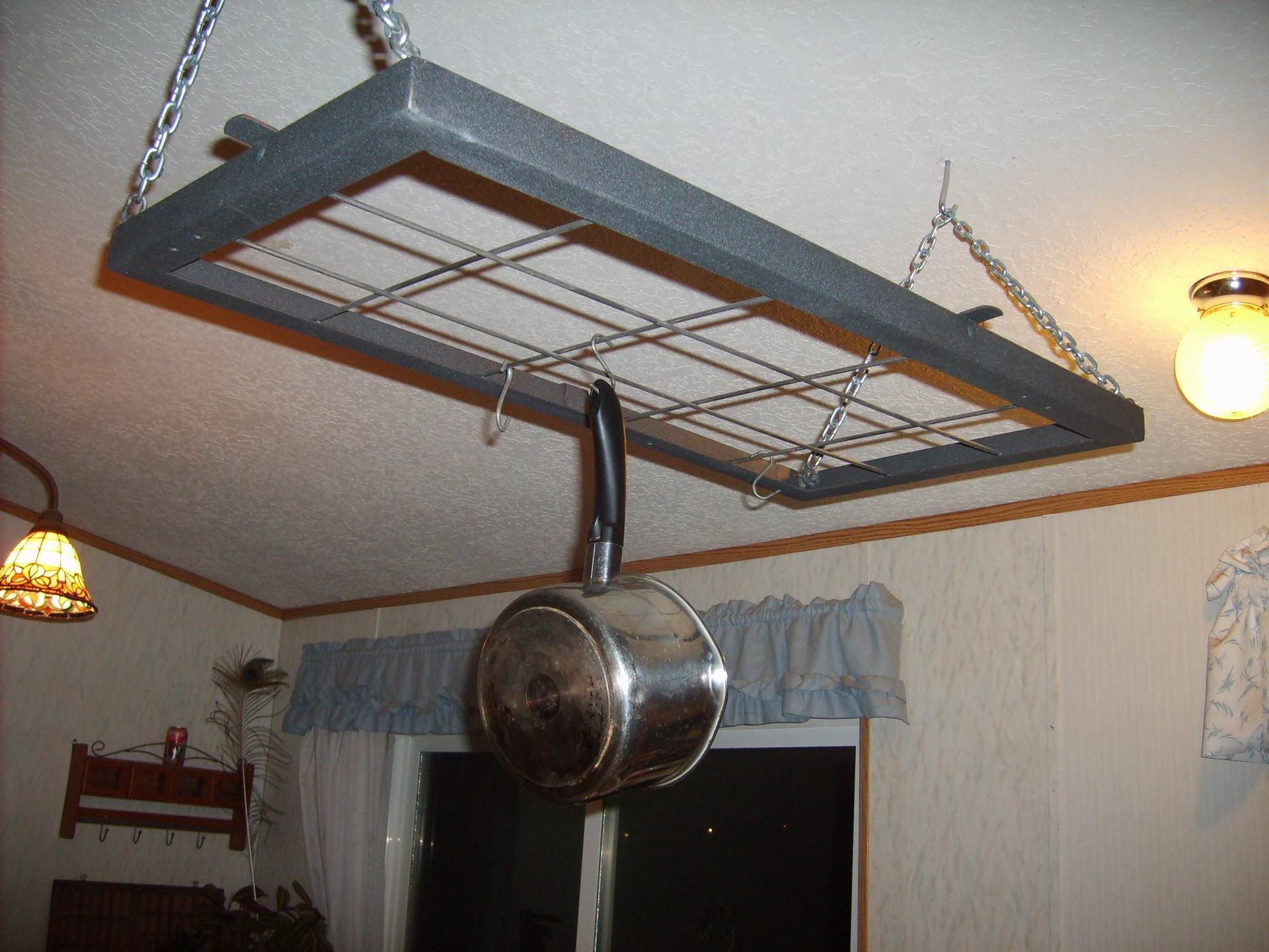 Hanging Pot Rack 4 Steps Instructables