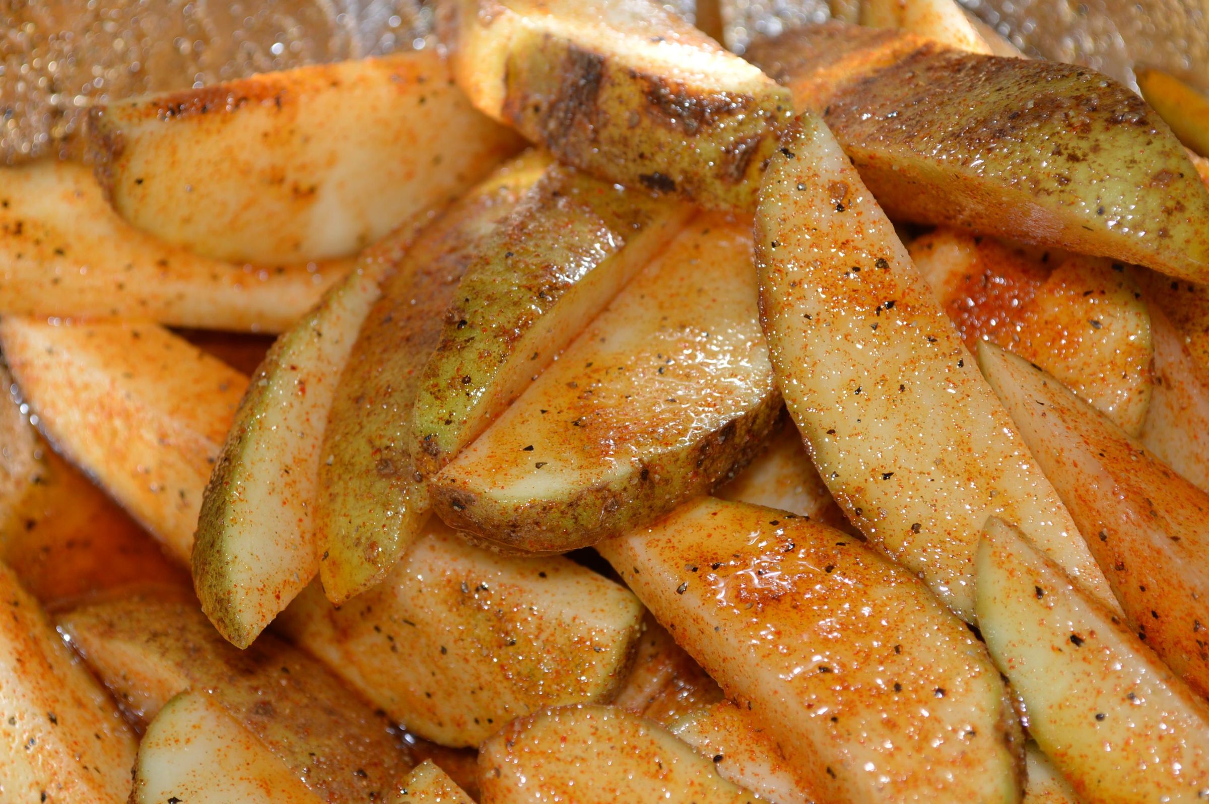 No Fry French Fried JoJo Potato's Done on the Grill 5 Steps