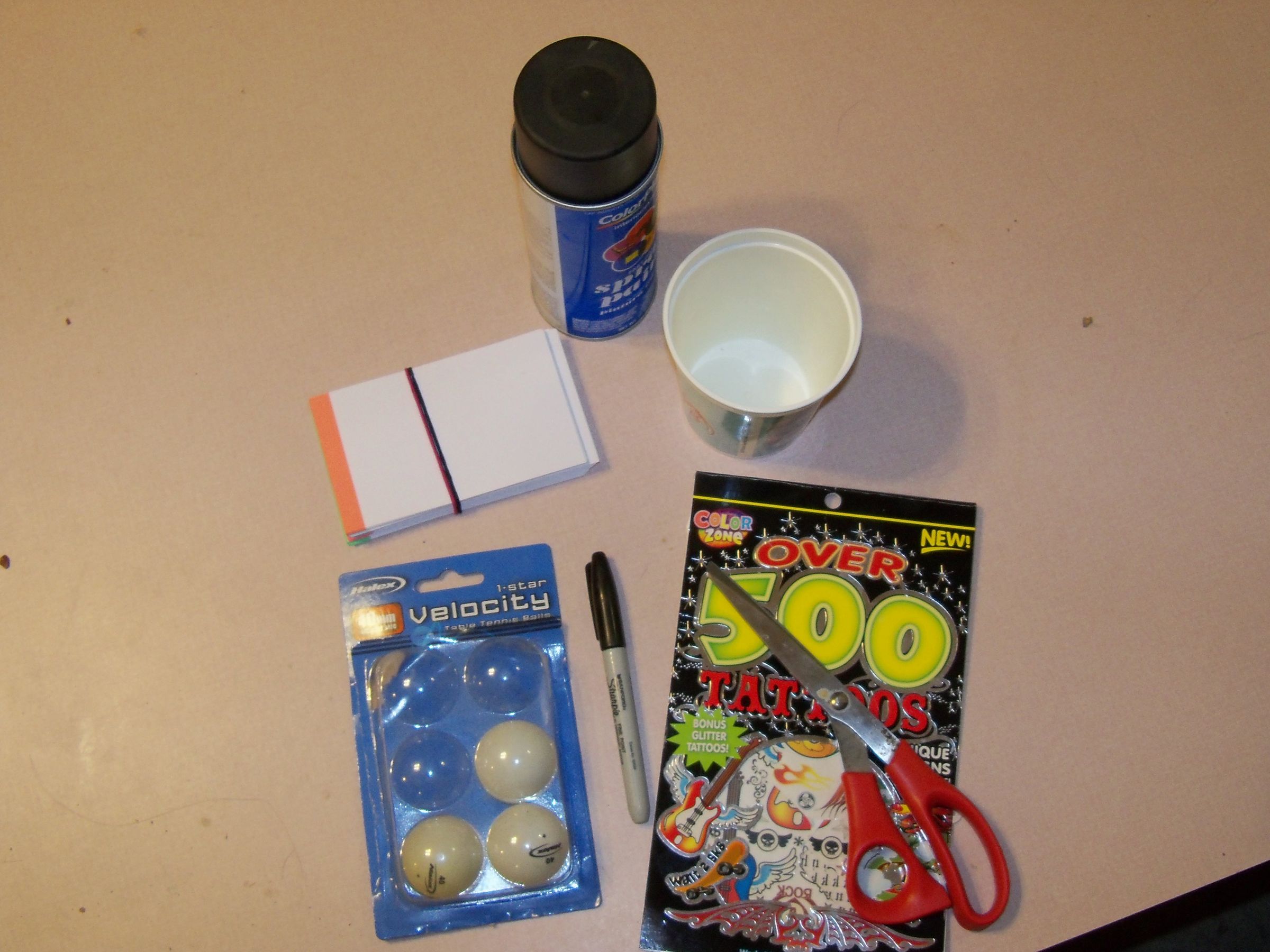Kids Cup Pong Game 5 Steps Instructables