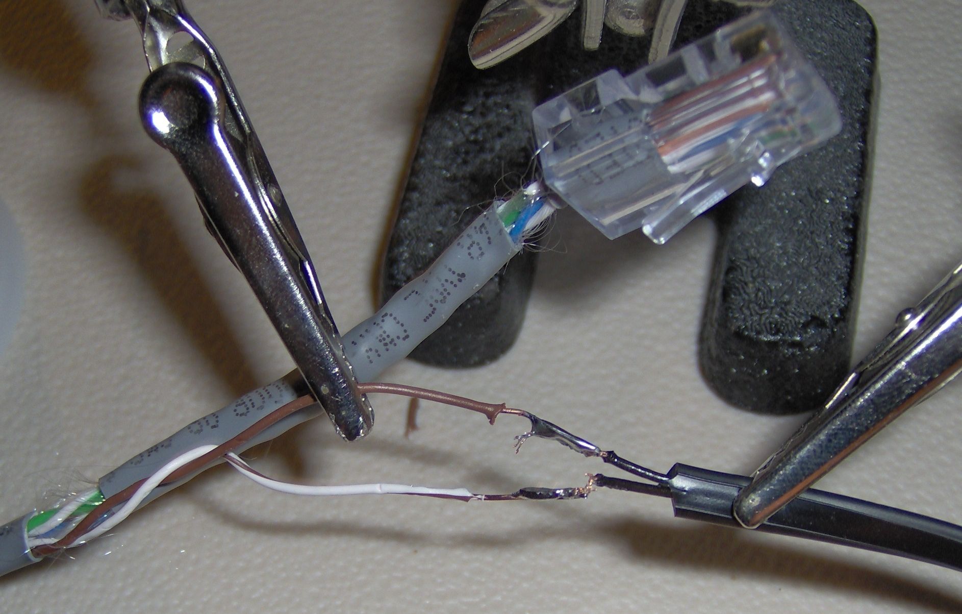 Hack Your House Run Both and Phone Over Existing Cat5 Cable