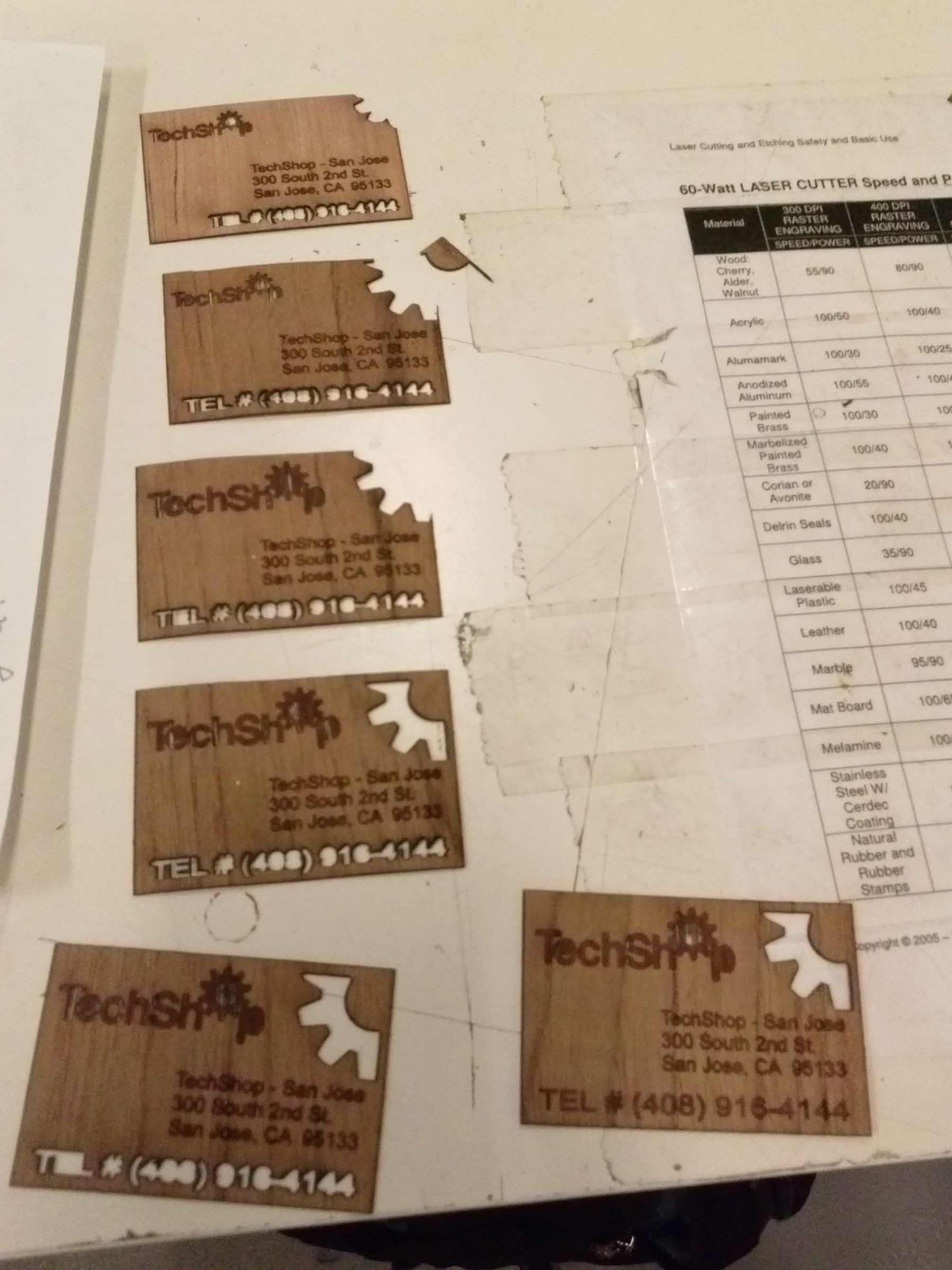 How to Make Laser Cut Business Cards With Wood 5 Steps Instructables