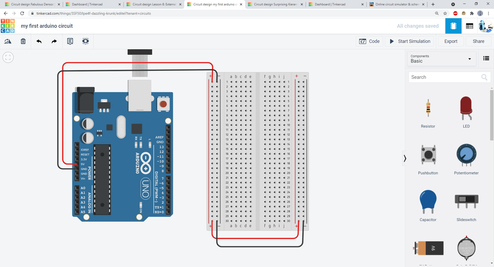 How to Teach an Online Circuits Class With Tinkercad : 11 Steps (with ...
