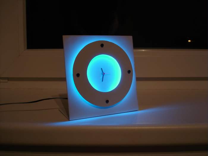 Custom Illuminated Clock Instructables