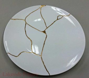Kintsugi / Kintsukuroi Repair With Gold - Repair Lesson : 9 Steps (with ...