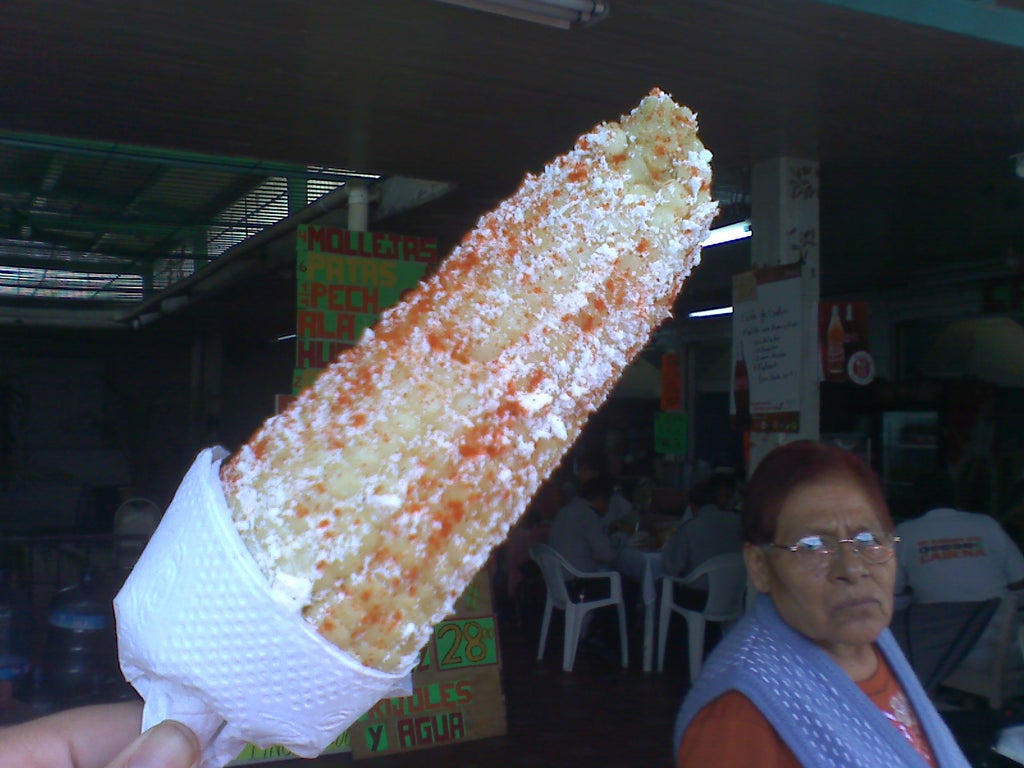 Corn On The Cob On The Stick Mexican Style Elote 6 Steps Instructables