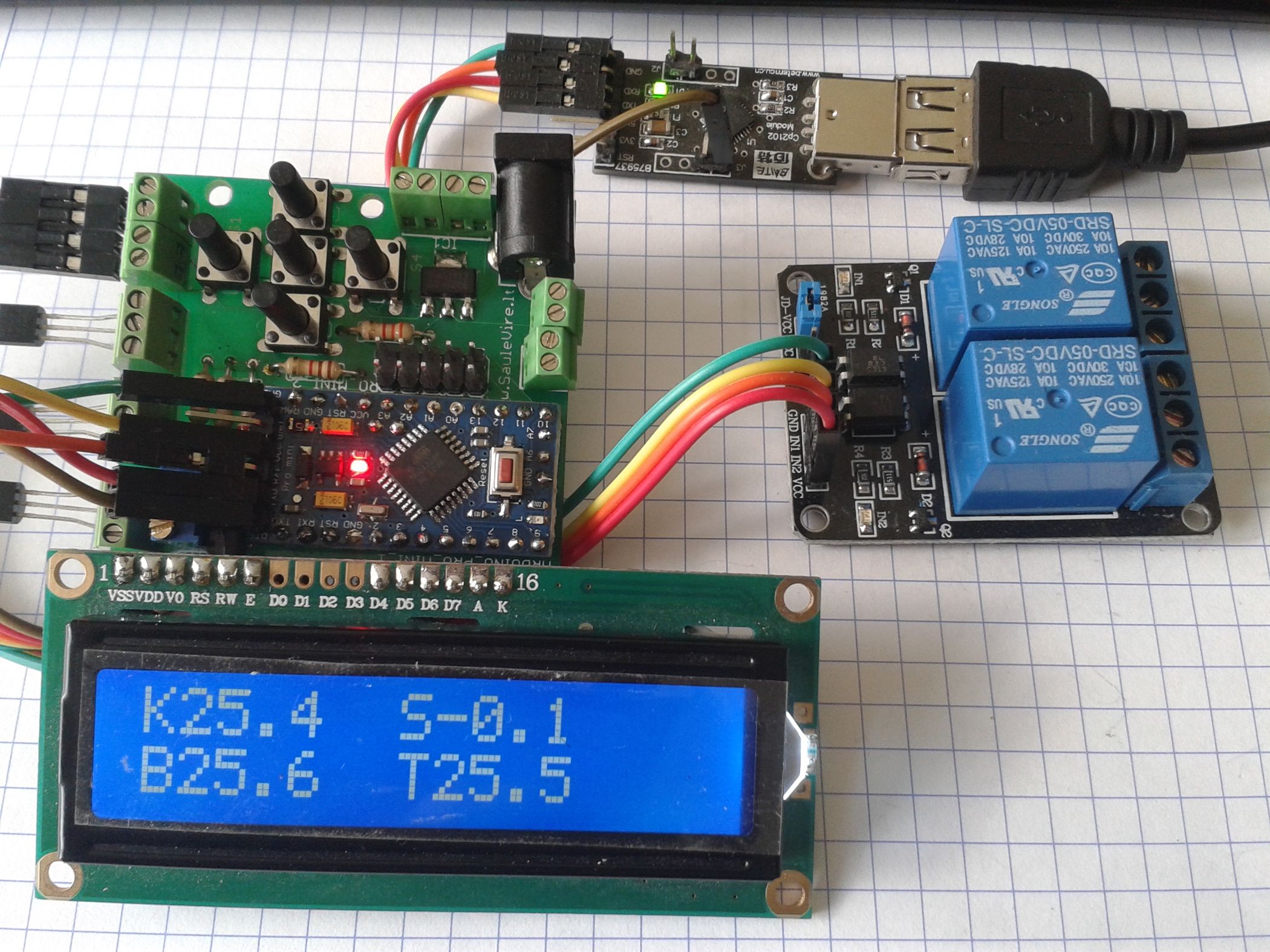 Hot Water Solar Collector Controller With Thermostat V1.2 - Instructables