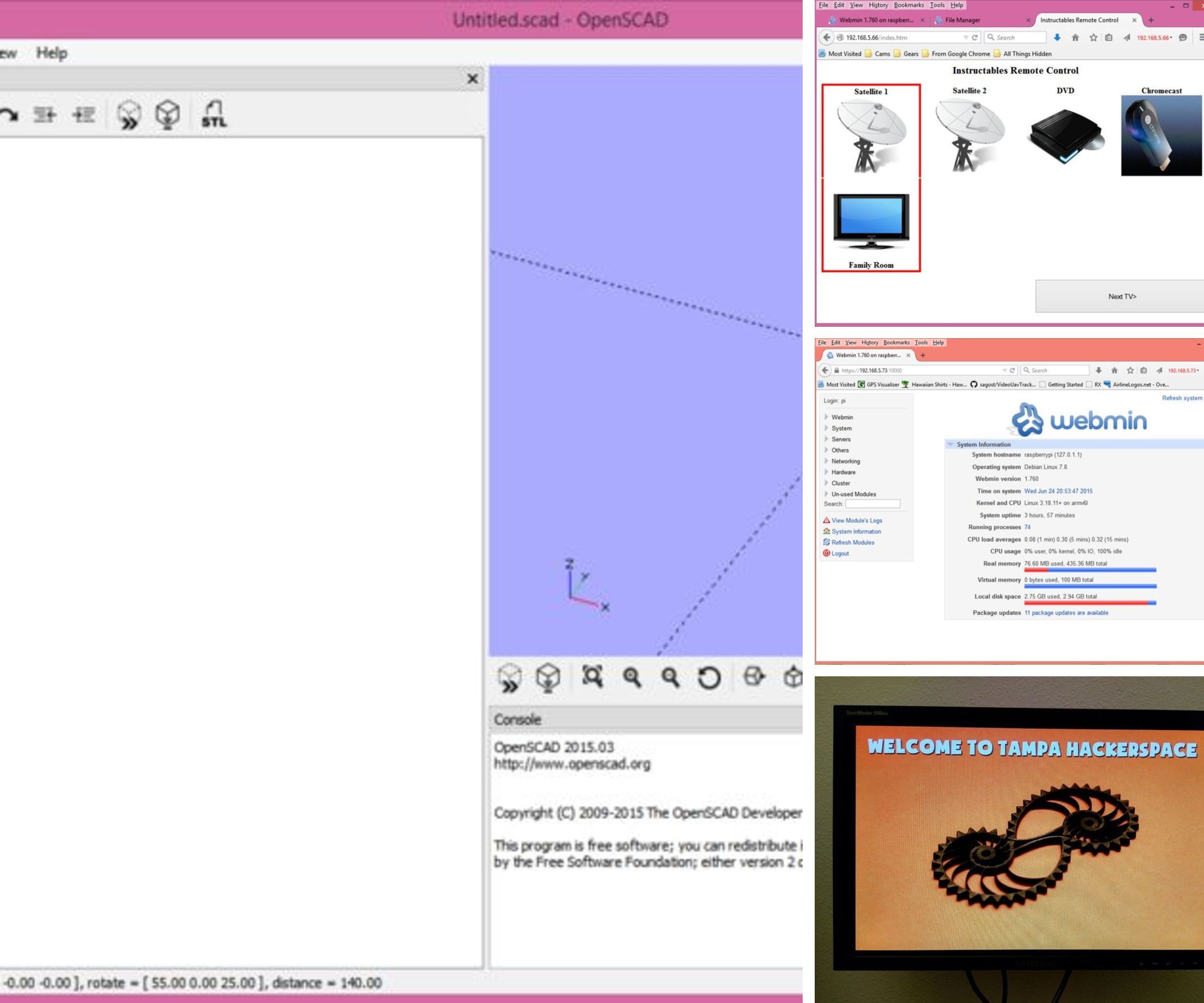 DIY guide for Tampa Hackerspace Makerspace Contest with step-by-step instructions