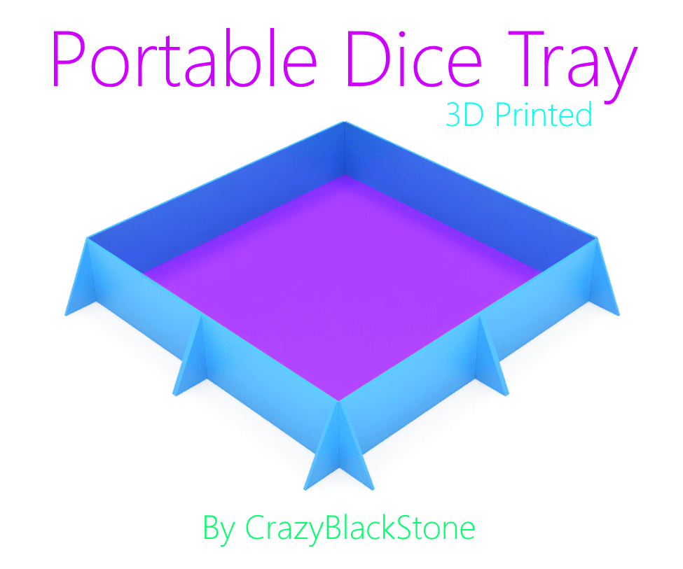 3D Printed Extremely Portable Dice Tray : 18 Steps (with Pictures ...
