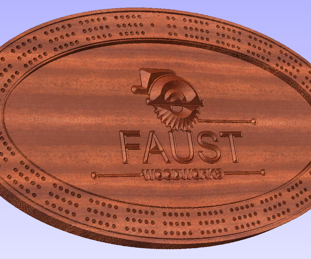 CNC Oval Cribbage Board Instructables