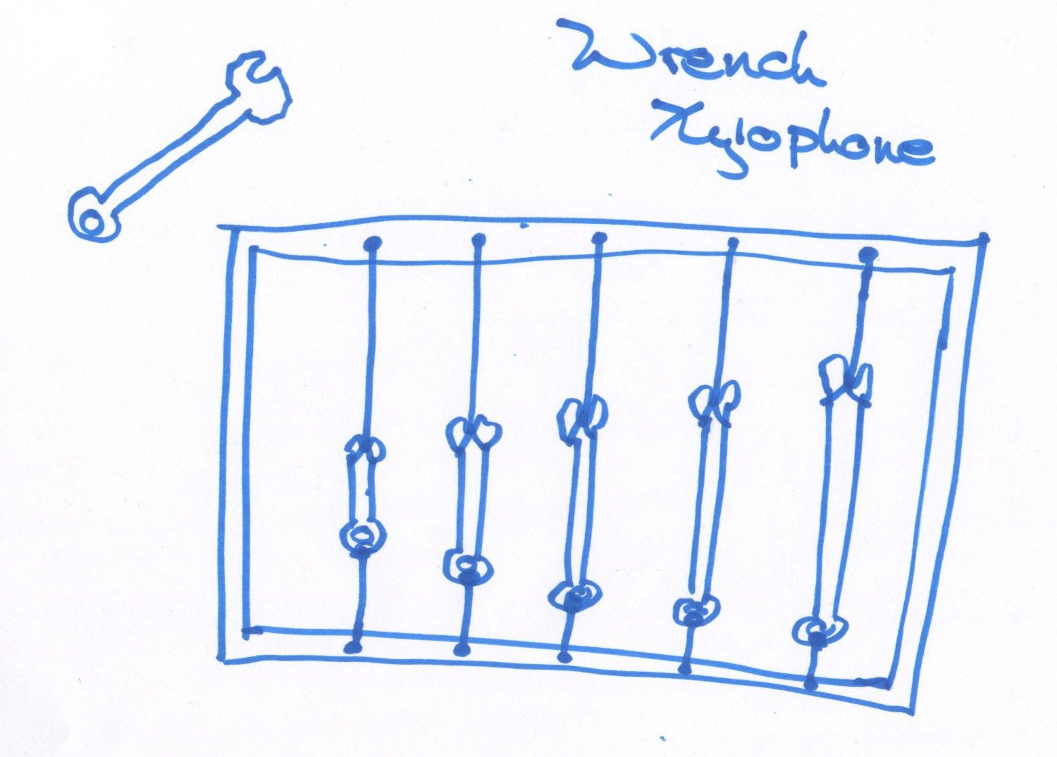 Wrench Xylophone 4 Steps Instructables