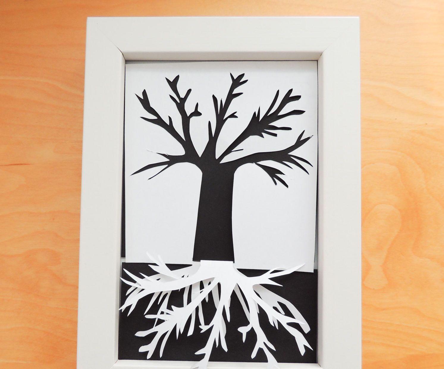 Papercut Tree Art 6 Steps with Pictures Instructables papercut tree art 6 steps with pictures instructables