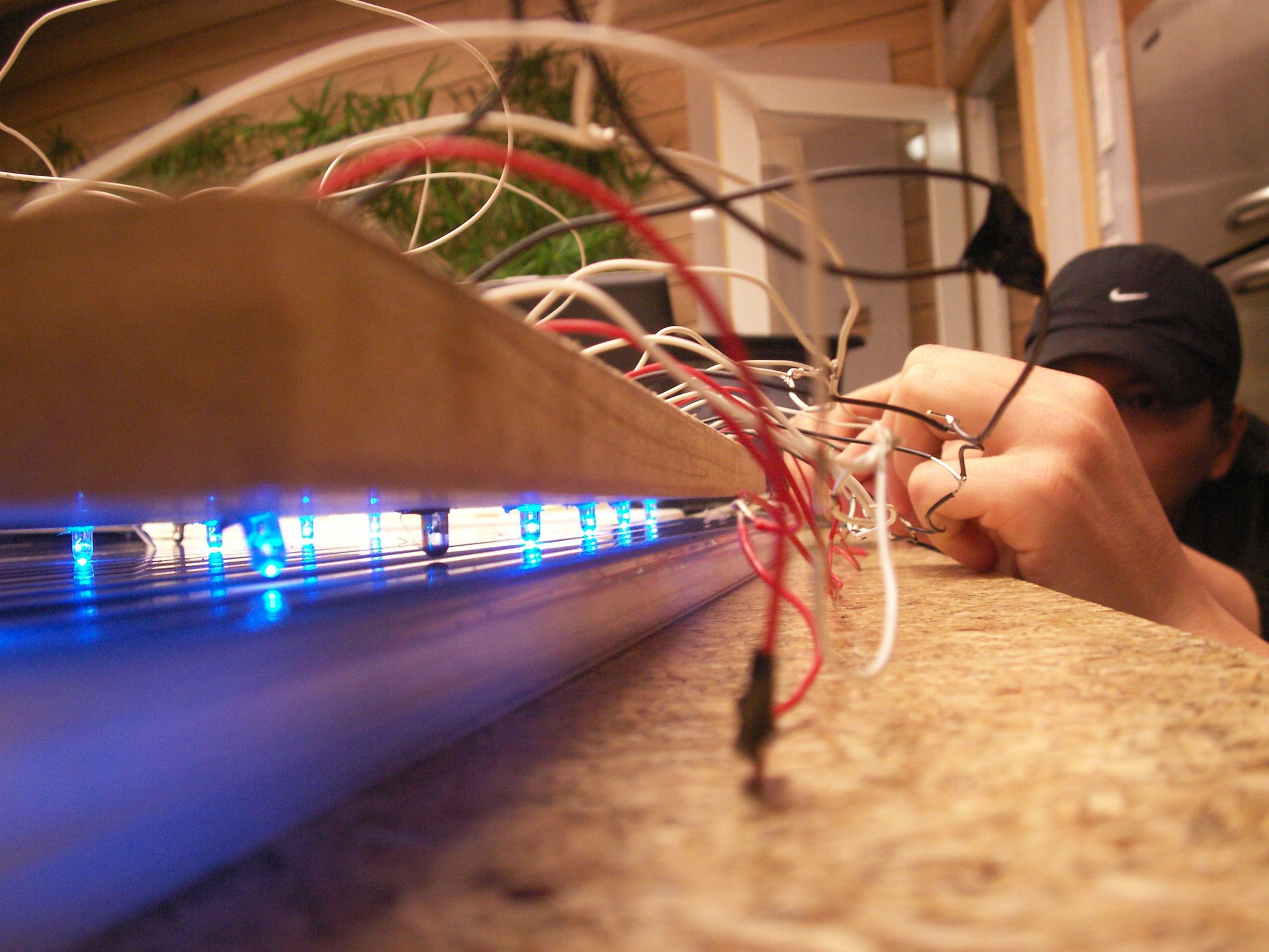 LED Light Wall Energy Consumption Display 4 Steps Instructables