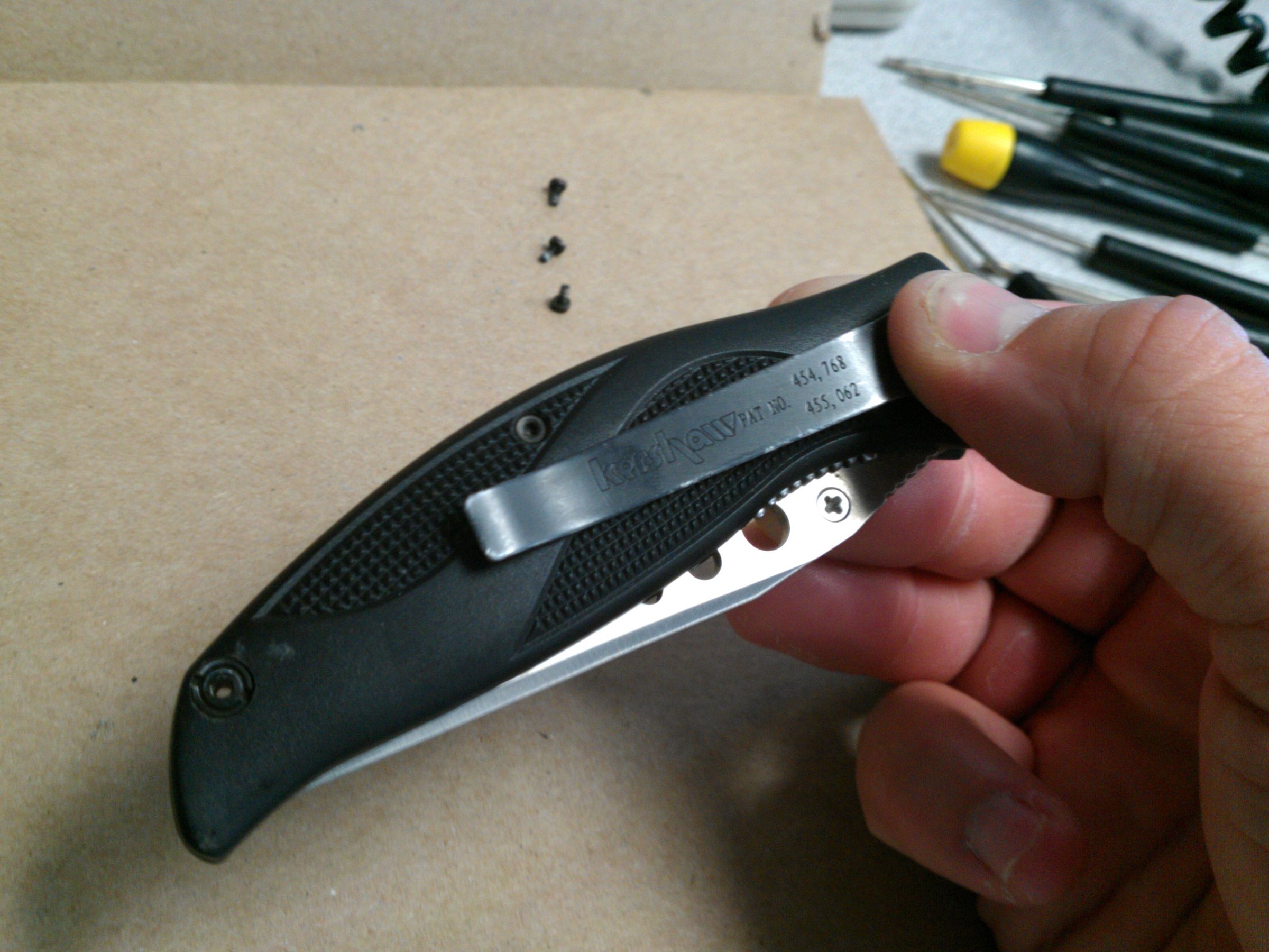 Pocket Knife Maintenance Tighten, Adjust, or Reposition Your Clip 4