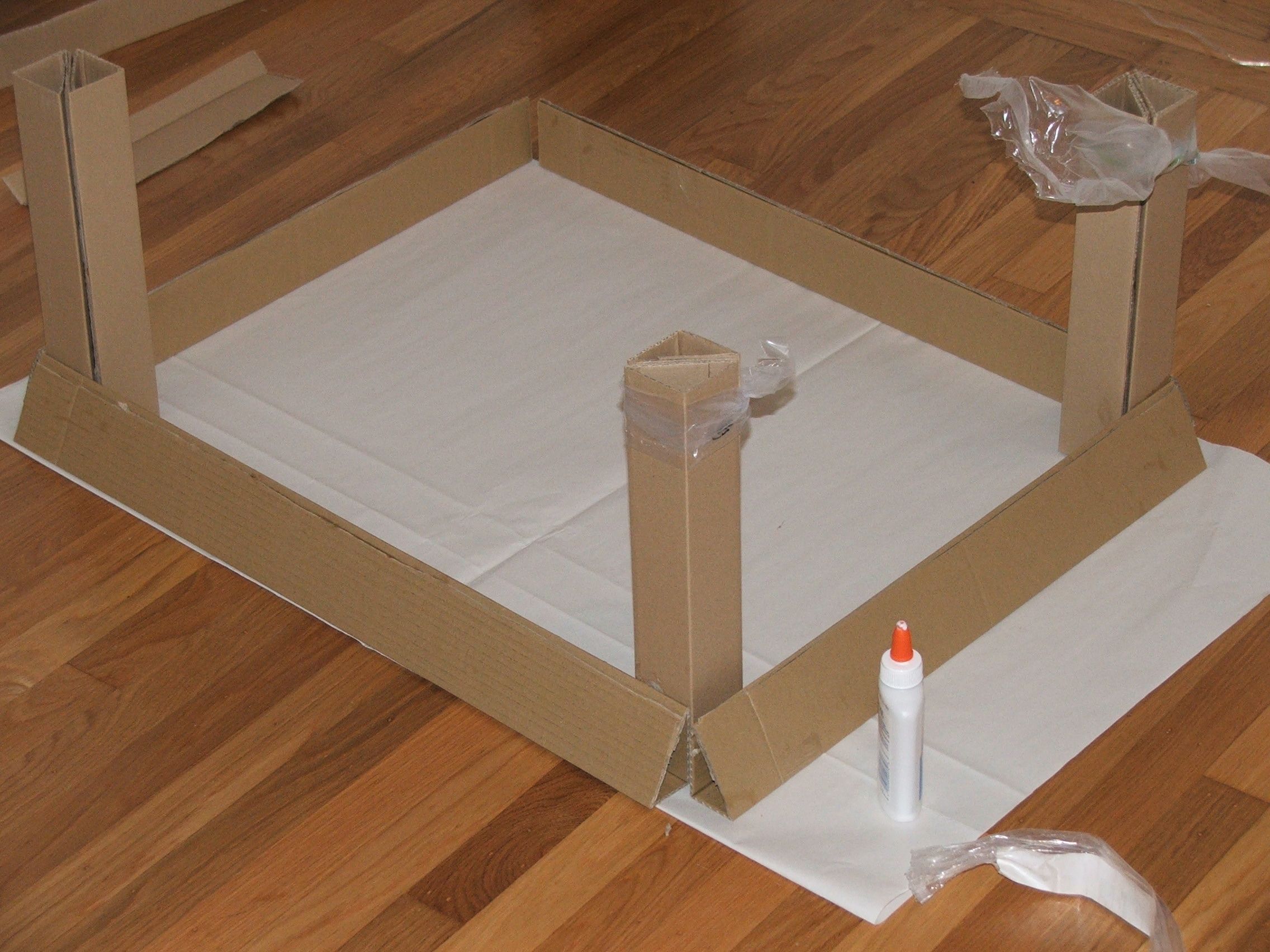 Cardboard Coffee Table 6 Steps Instructables