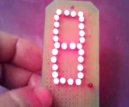 DIY guide for DIY Seven Segment Display 2ʺ with step-by-step instructions