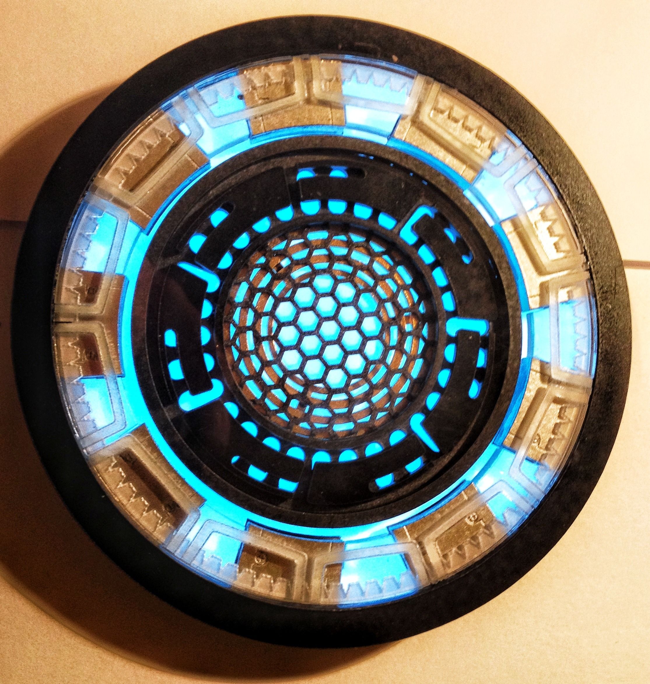 DIY guide for Iron Man 3 Arc Reactor. with step-by-step instructions