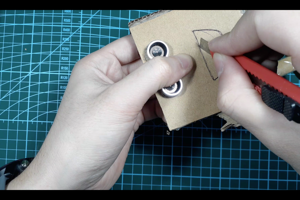 Make Eye Holes and Mouth