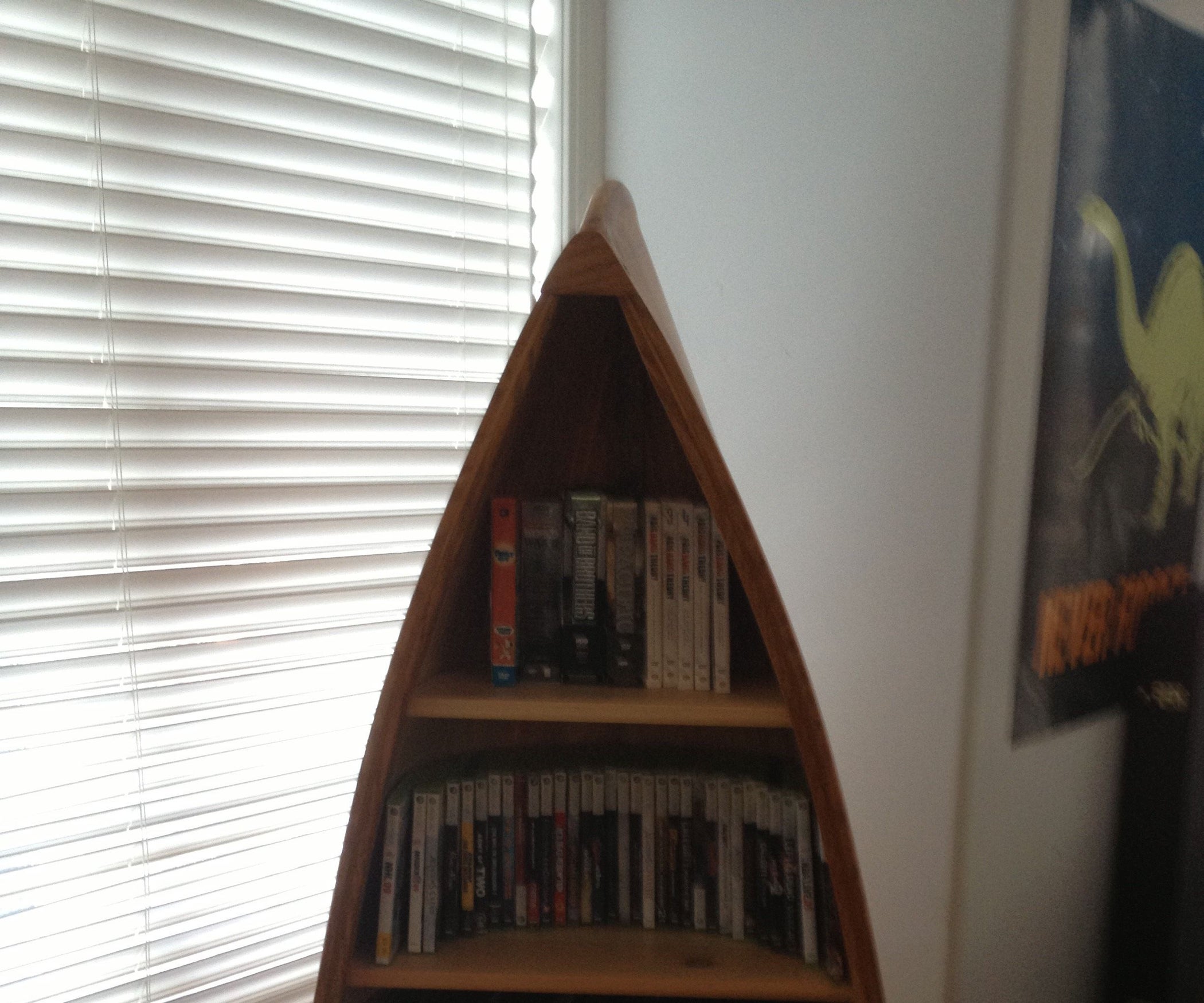 Canoe Bookself 3 Steps Instructables