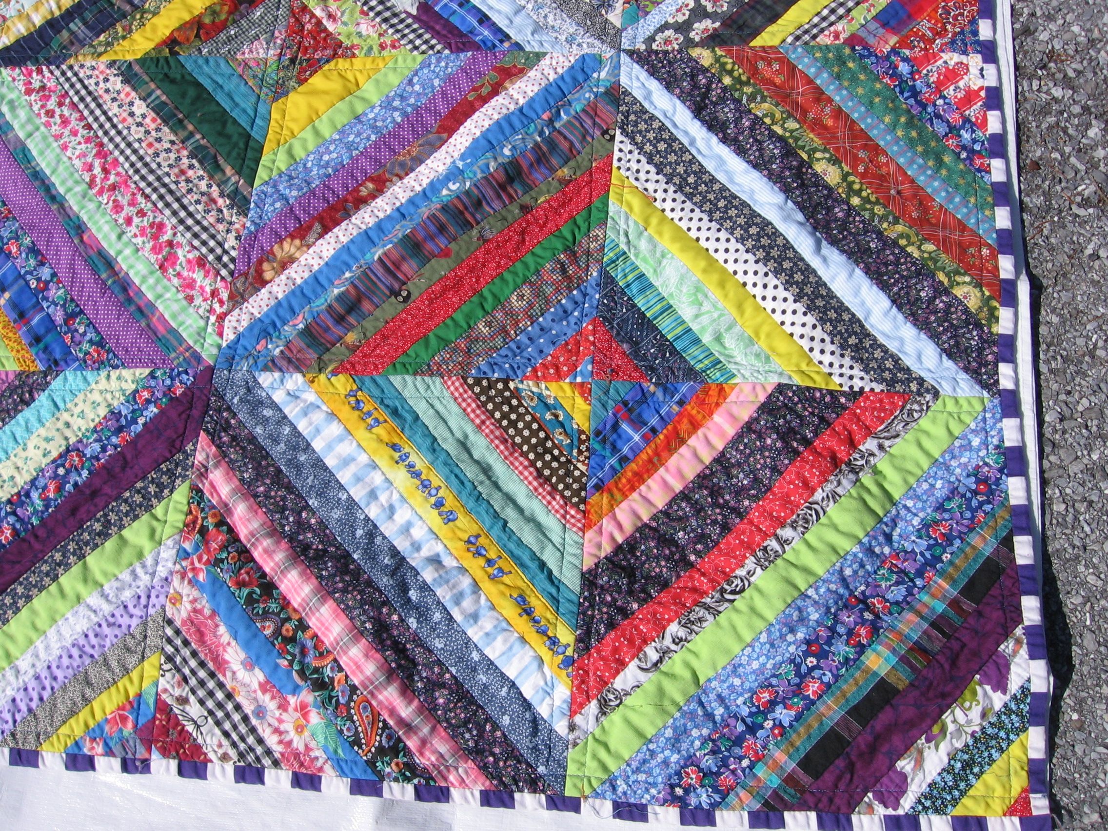 Schnibble Quilt Quick, Easy & Twosided 4 Steps (with Pictures