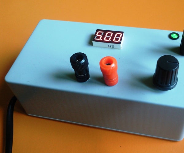 Arduino Controlled Power Supply Source