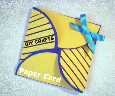 DIY guide for DIY Crafts - Simple Paper Card with step-by-step instructions