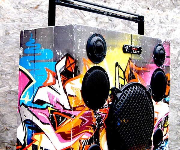 Graffiti Boombox Bluetooth Speaker