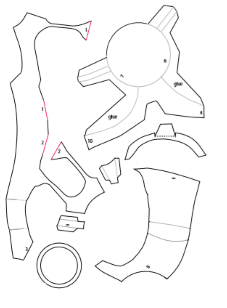 Printable Iron Man Hand Template Printable Iron Man Hand Template