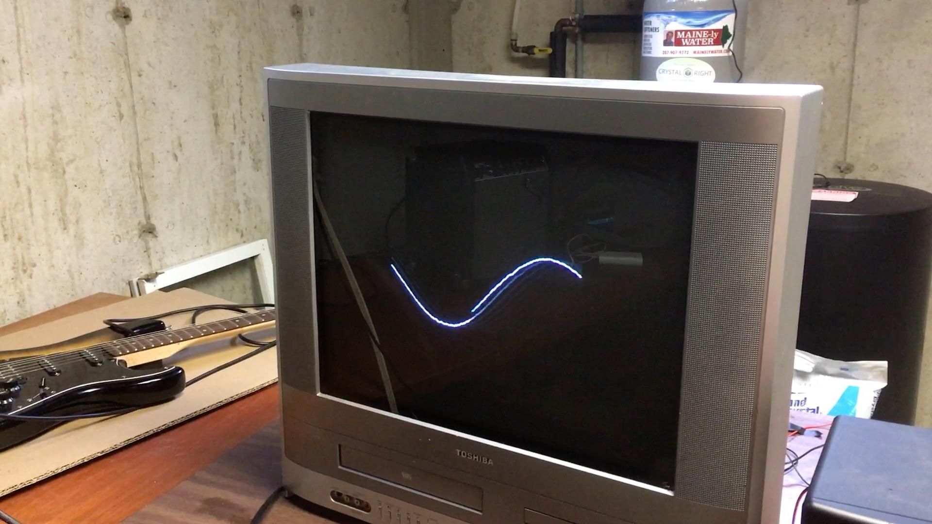 DIY Analog Oscilloscope From Old TV 5 Steps Instructables