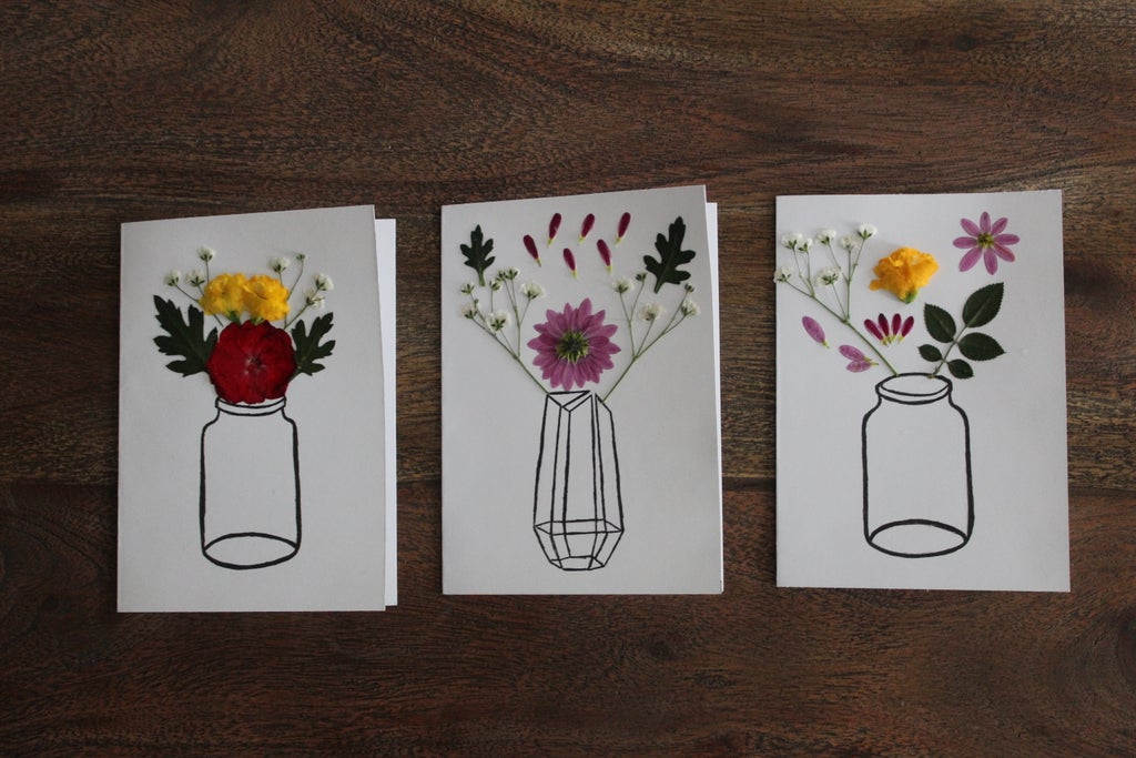 Download Diy Pressed Flower Card 7 Steps With Pictures Instructables