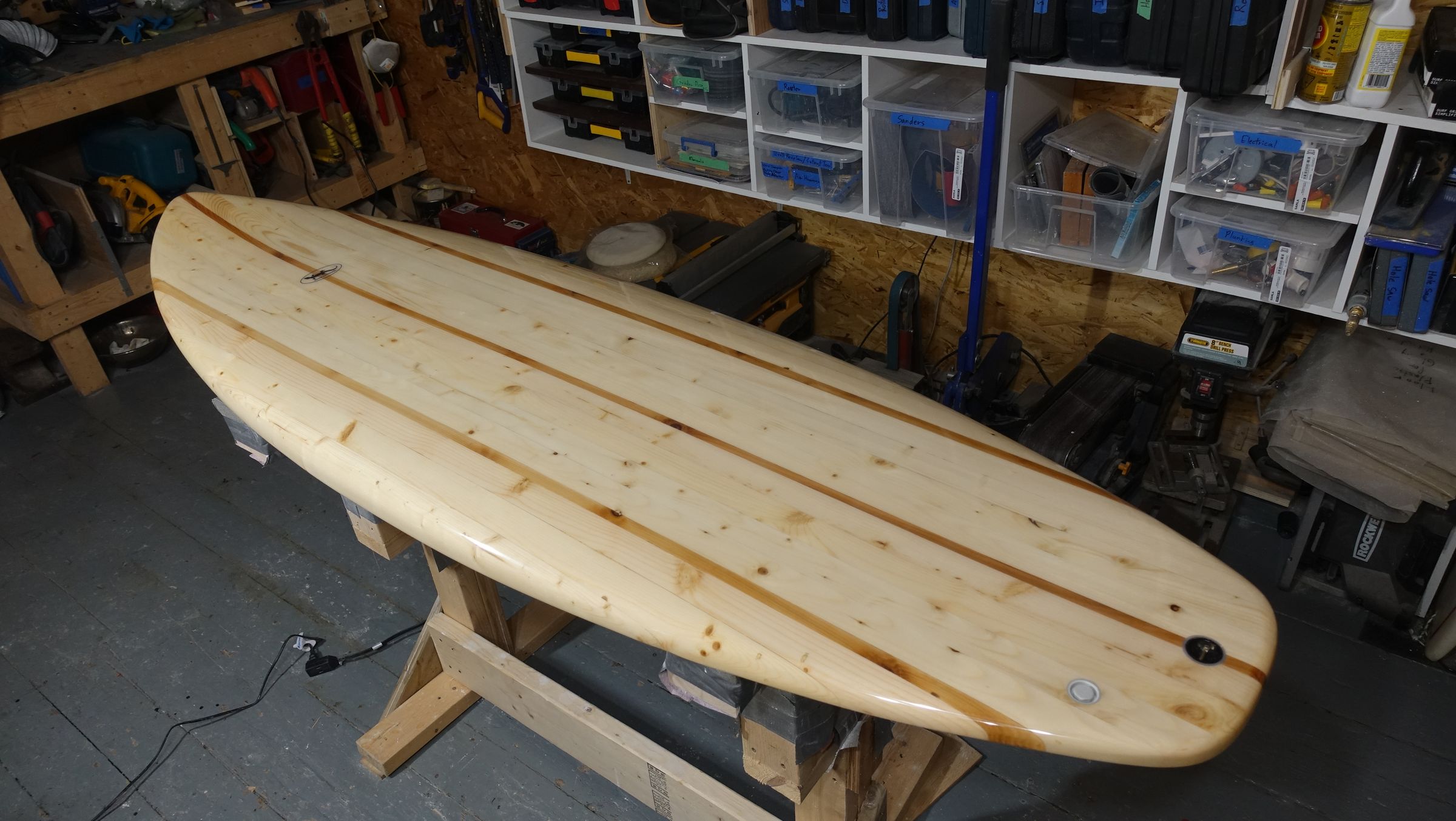 How to Make a Chambered Wooden Surfboard 18 Steps (with Pictures