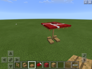 How To Build A Cool Umbrella In Minecraft Pe 0 13 0 12 Steps Instructables Minecraft Umbrella Design 2022