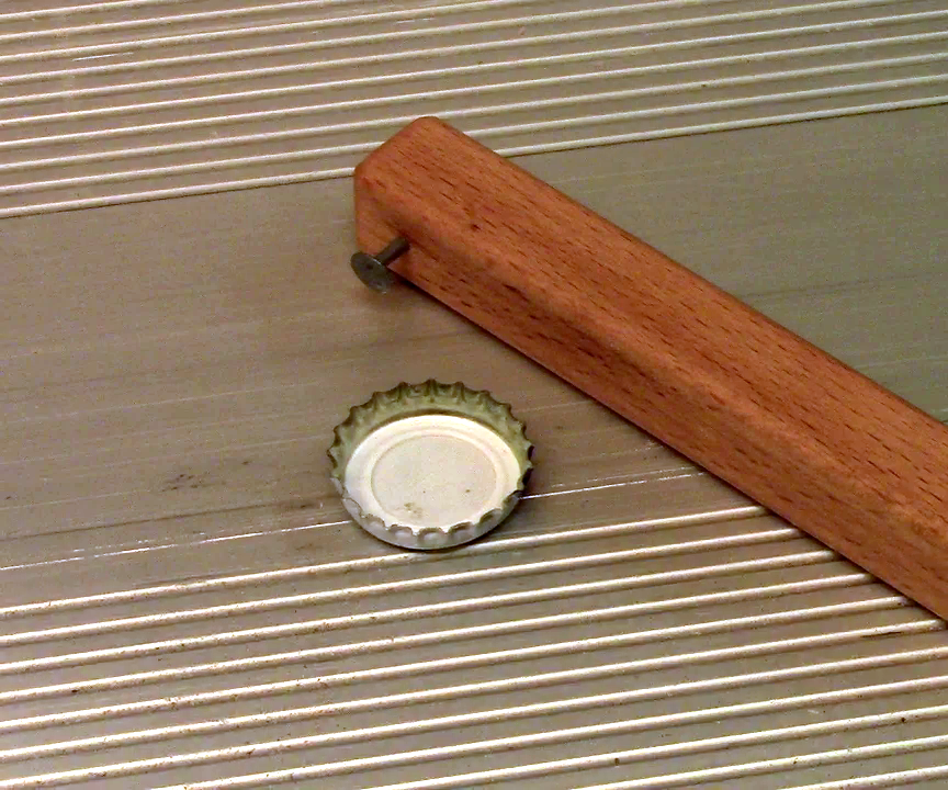 one hand bottle opener DIY Project DIY Project Image