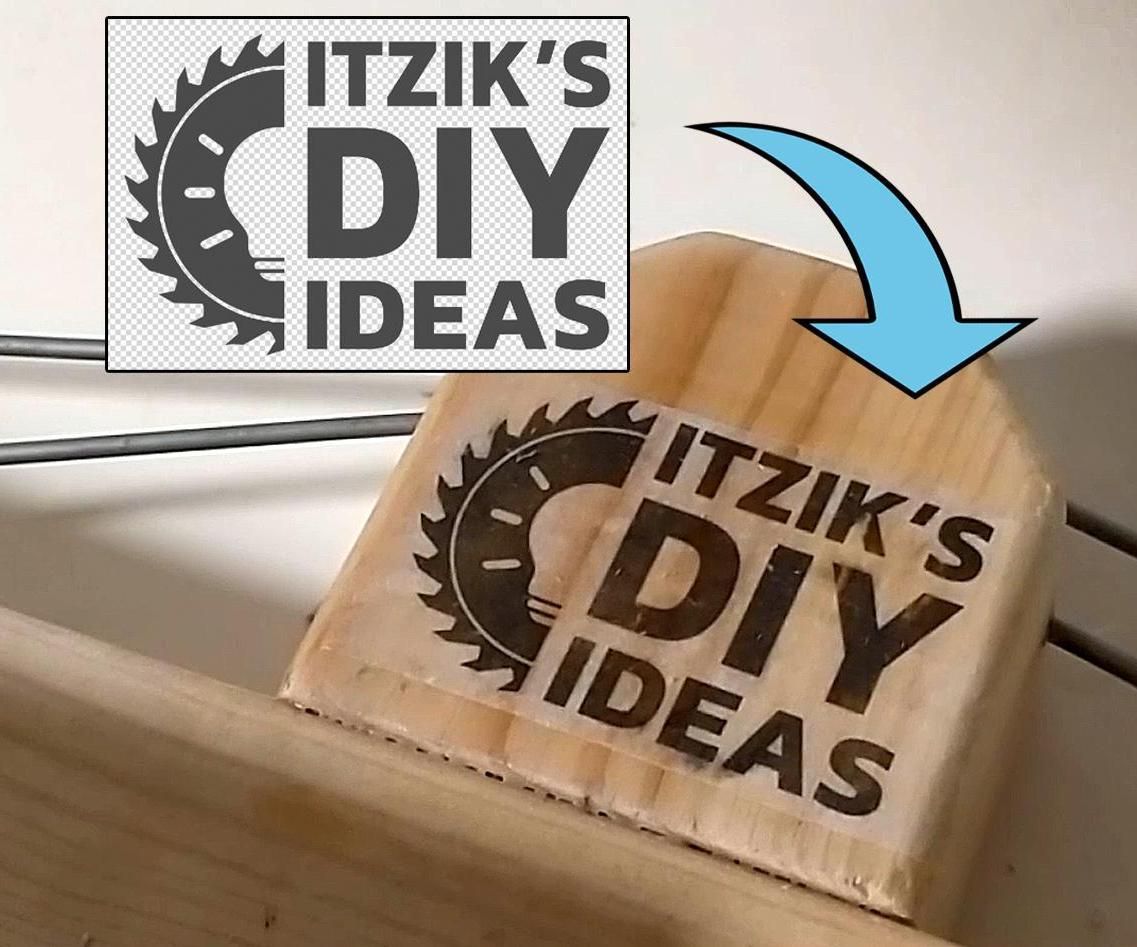2 ways to transfer logo / photo onto wood with inkjet or laser printer diy DIY Project DIY Project Image