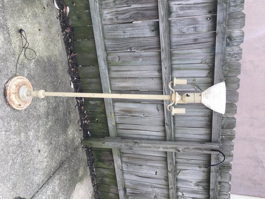 How To Modernize An Antique Floor Lamp 8 Steps With Pictures Instructables How To Modernize An Antique Floor Lamp, How To Rewire A Vintage Floor Lamp