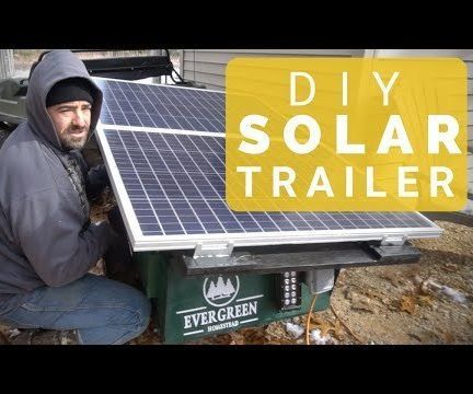 DIY guide for DIY Portable Solar Panel Generator Trailer with step-by-step instructions