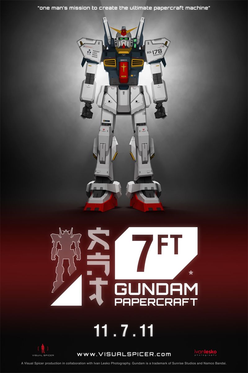 7ft Gundam Ultimate Papercraft With Pictures Instructables