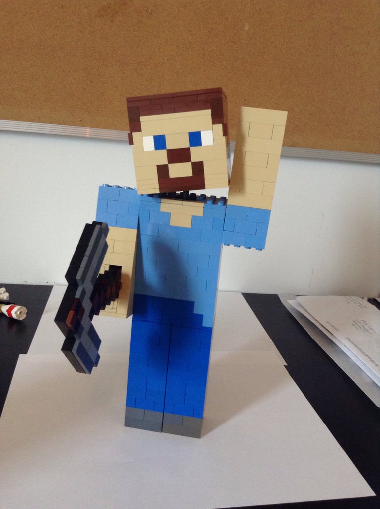 Lego Minecraft Steve 6 Steps With Pictures Instructables